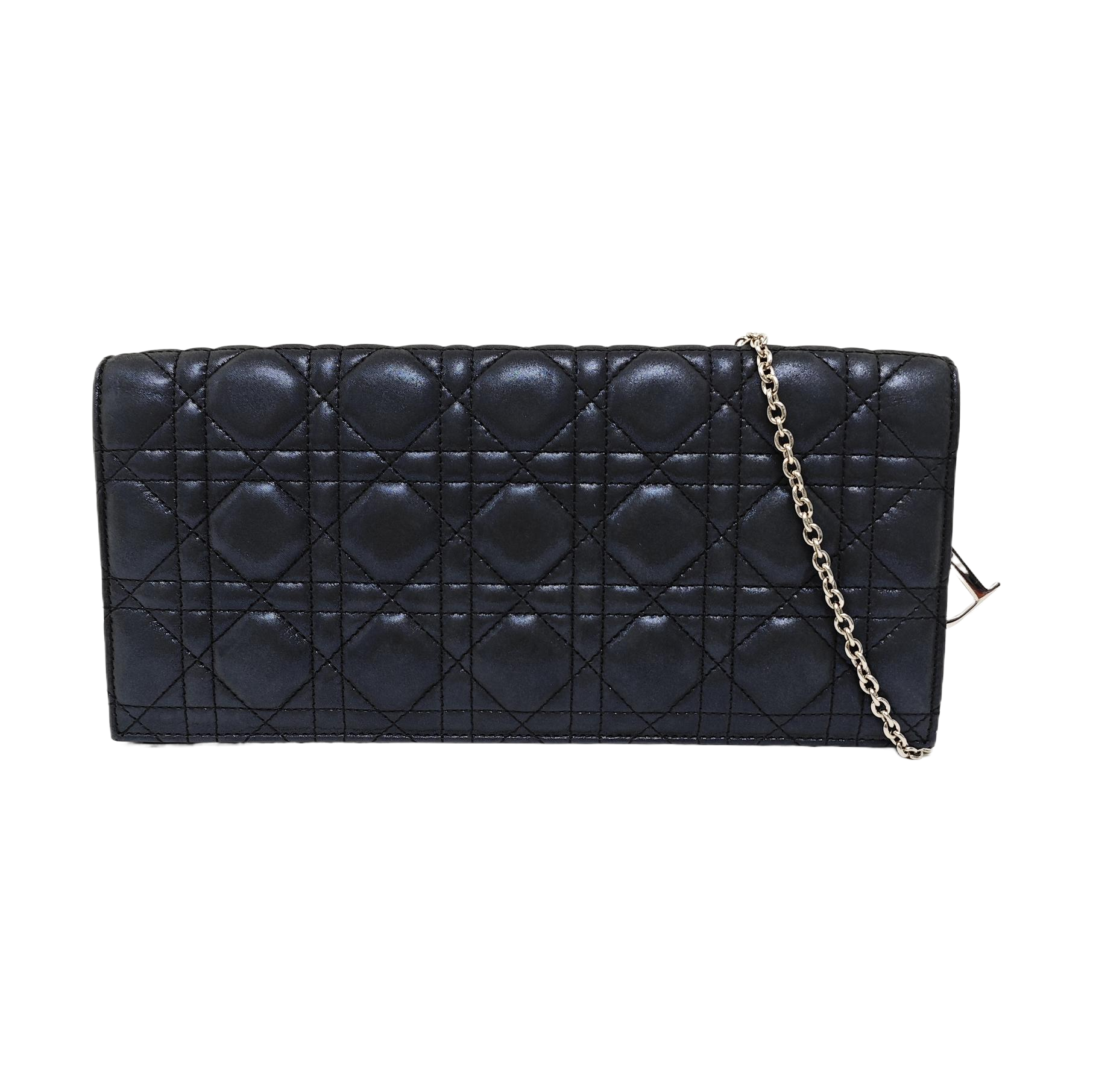Authenticated pre-owned  Lady Dior Quilted Special Material Blue - Shoulder Bag at Looply