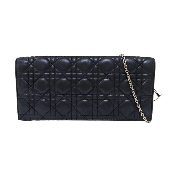 Authenticated pre-owned  Lady Dior Quilted Special Material Blue - Shoulder Bag at Looply