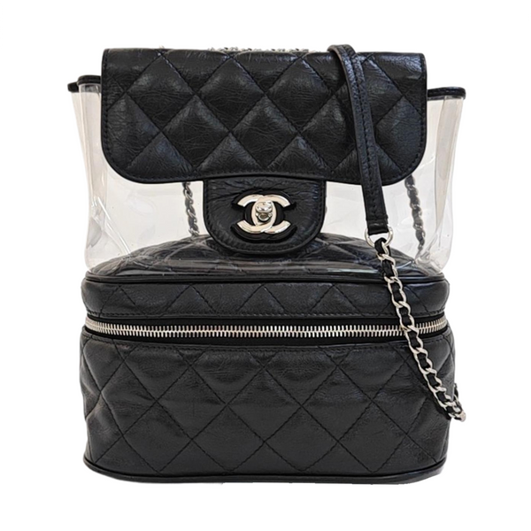 AQUARIUM Quilted Calfskin Black