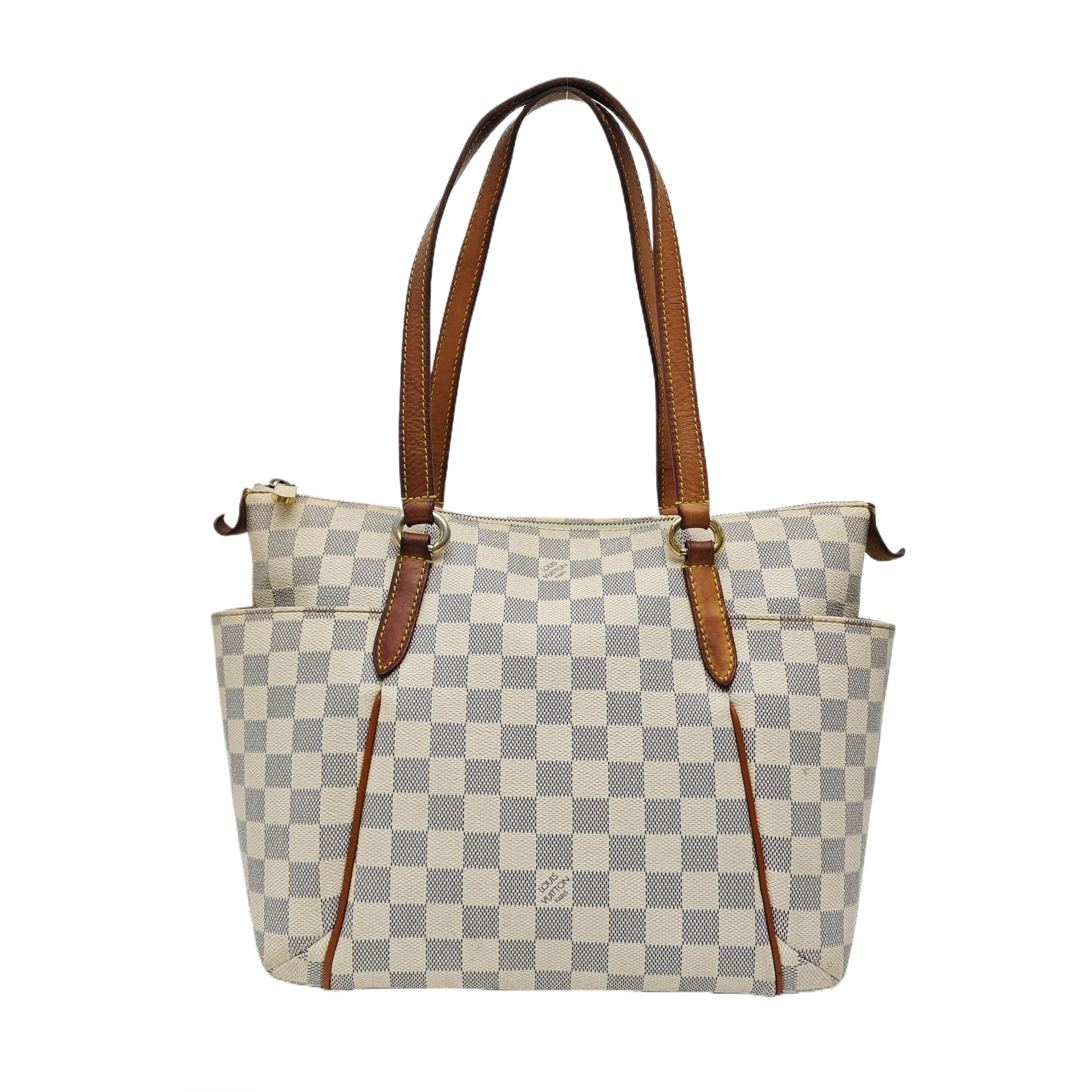TOTALLY Damier Azur Coated Canvas Beige