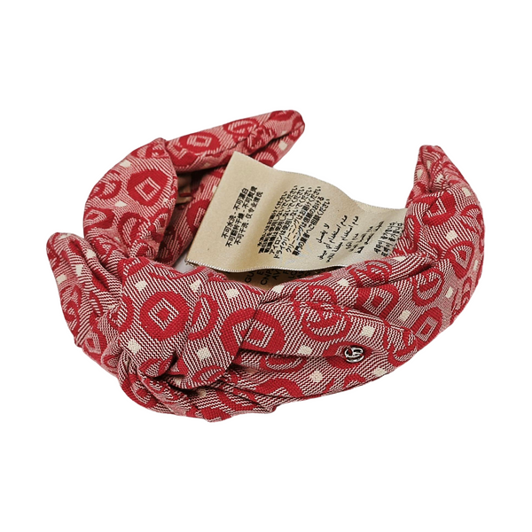 Cotton Hairband Red