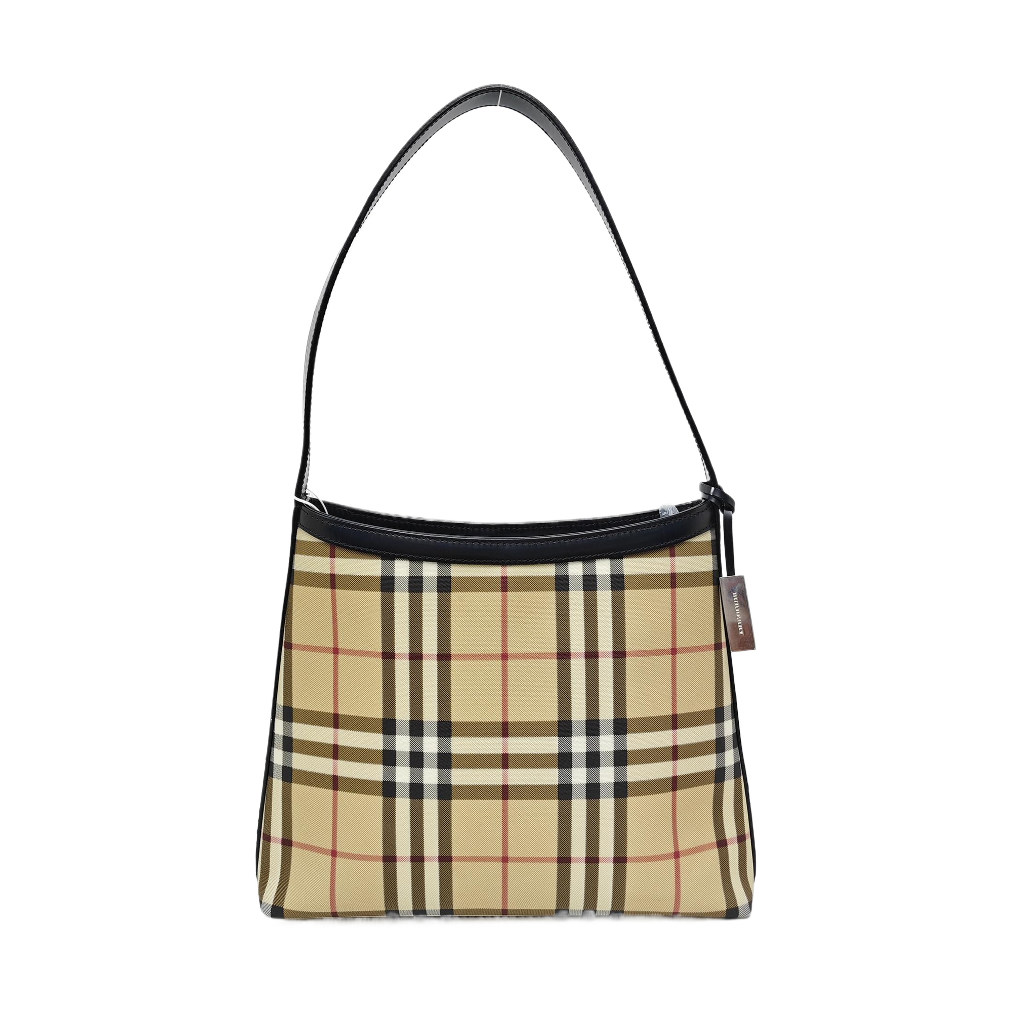 Coated Canvas Tote Bag Beige