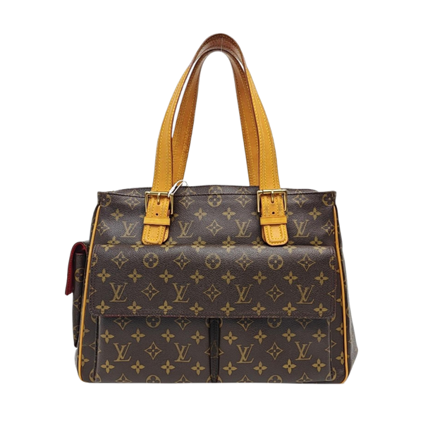 MULTIPLE Monogram Coated Canvas Brown
