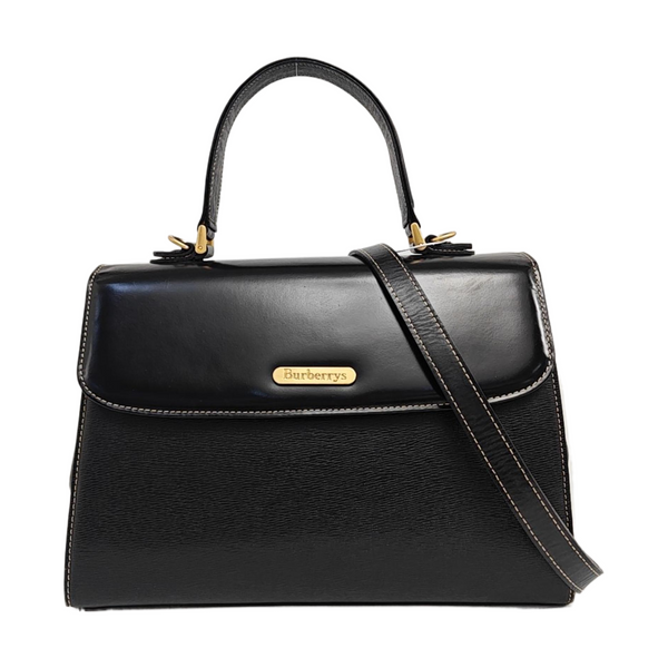 Calfskin Shoulder Bag Black
