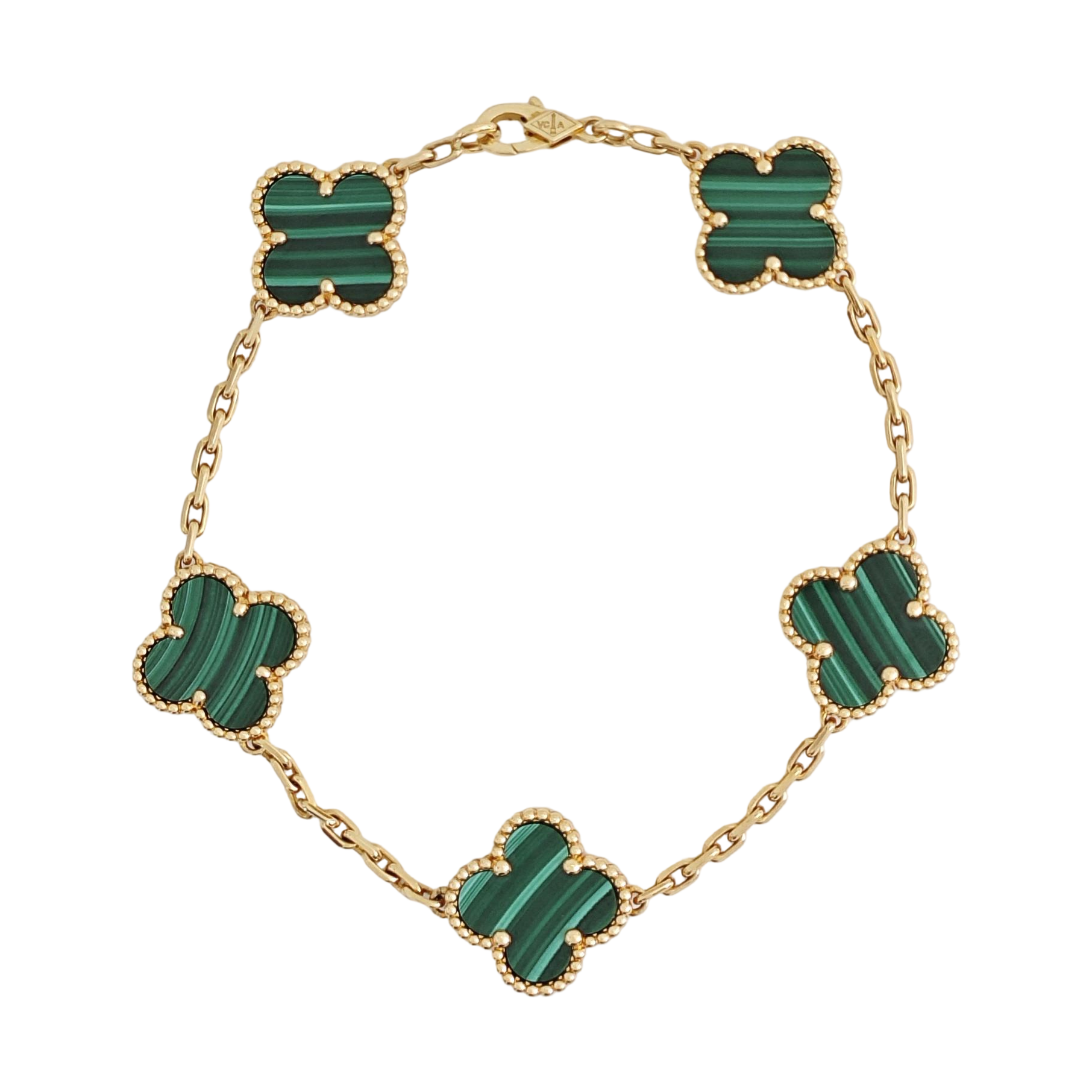 Vintage Alhambra 18k Gold Bracelet