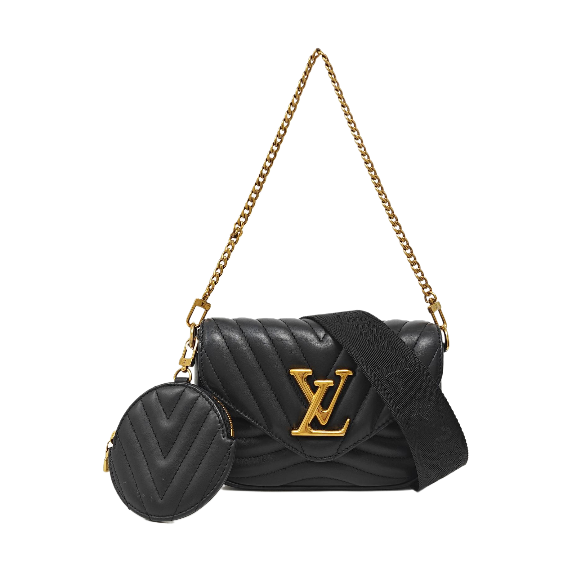 NEW WAVE Quilted Calfskin Black