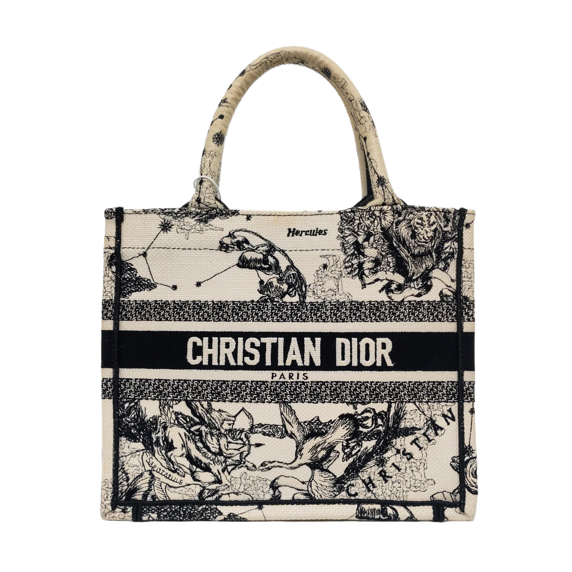 Authenticated pre-owned  Book Tote Small Canvas White - Tote Bag at Looply