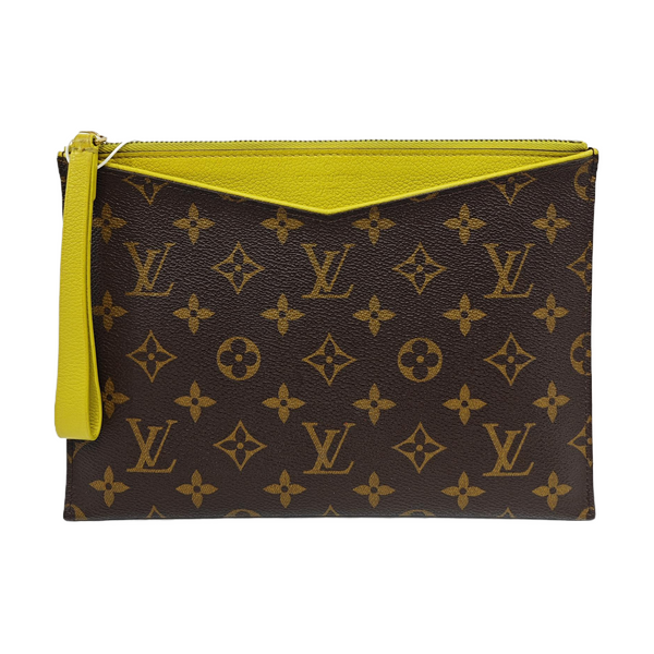 PALLAS BB Monogram Coated Canvas Brown