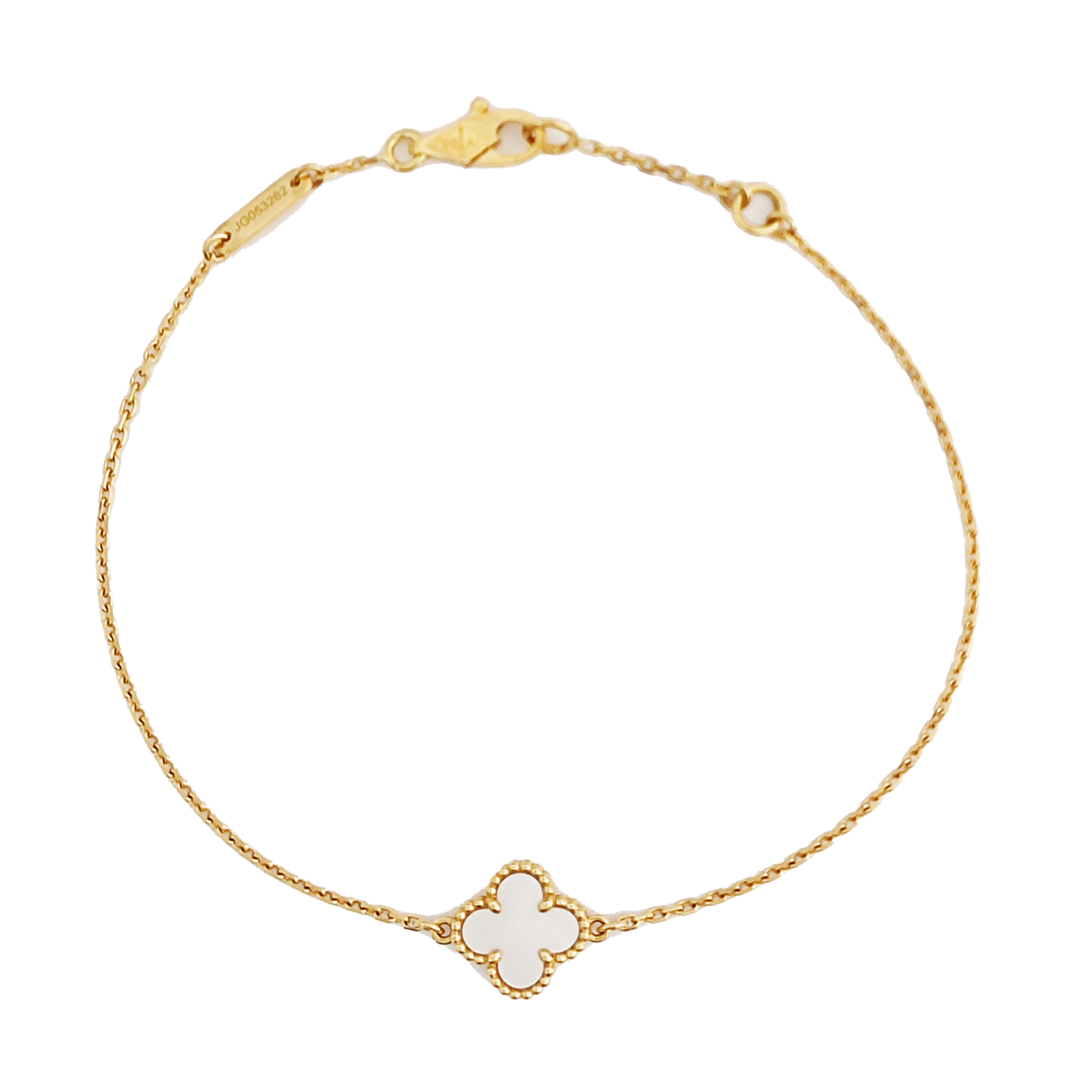 Sweet Alhambra 18k Gold Bracelet