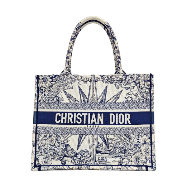 Book Tote Medium Canvas Blue