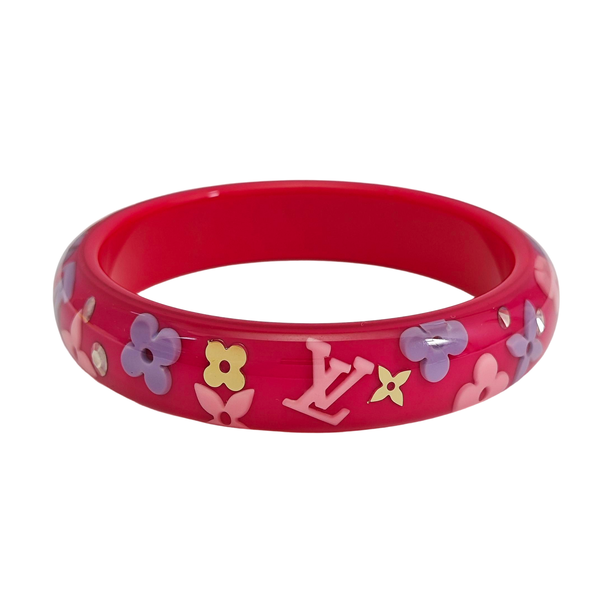 Resin Pink Bangle