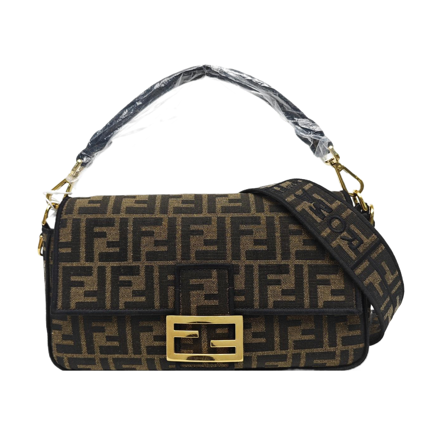 Baguette Medium Canvas Brown
