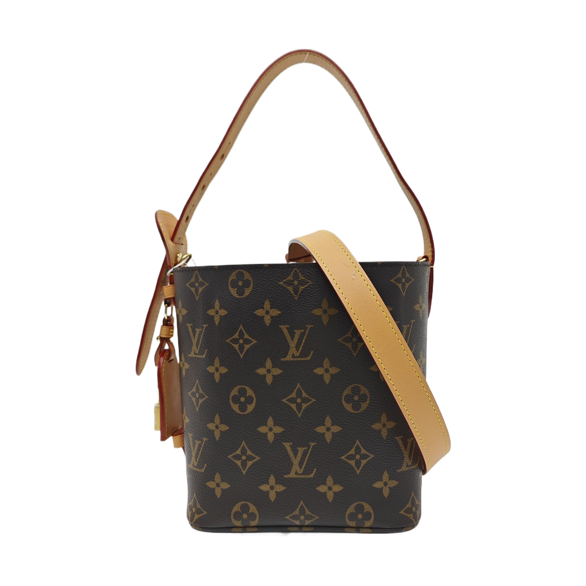 ALL IN Monogram Coated Canvas Brown