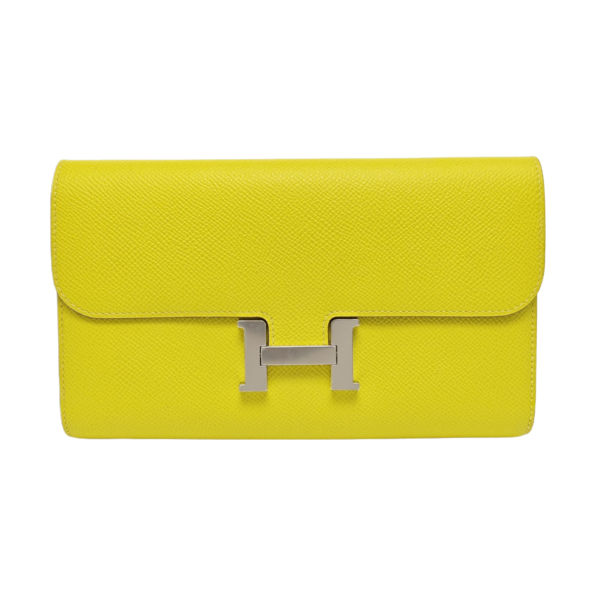 Constance 18 Epsom Yellow Wallet