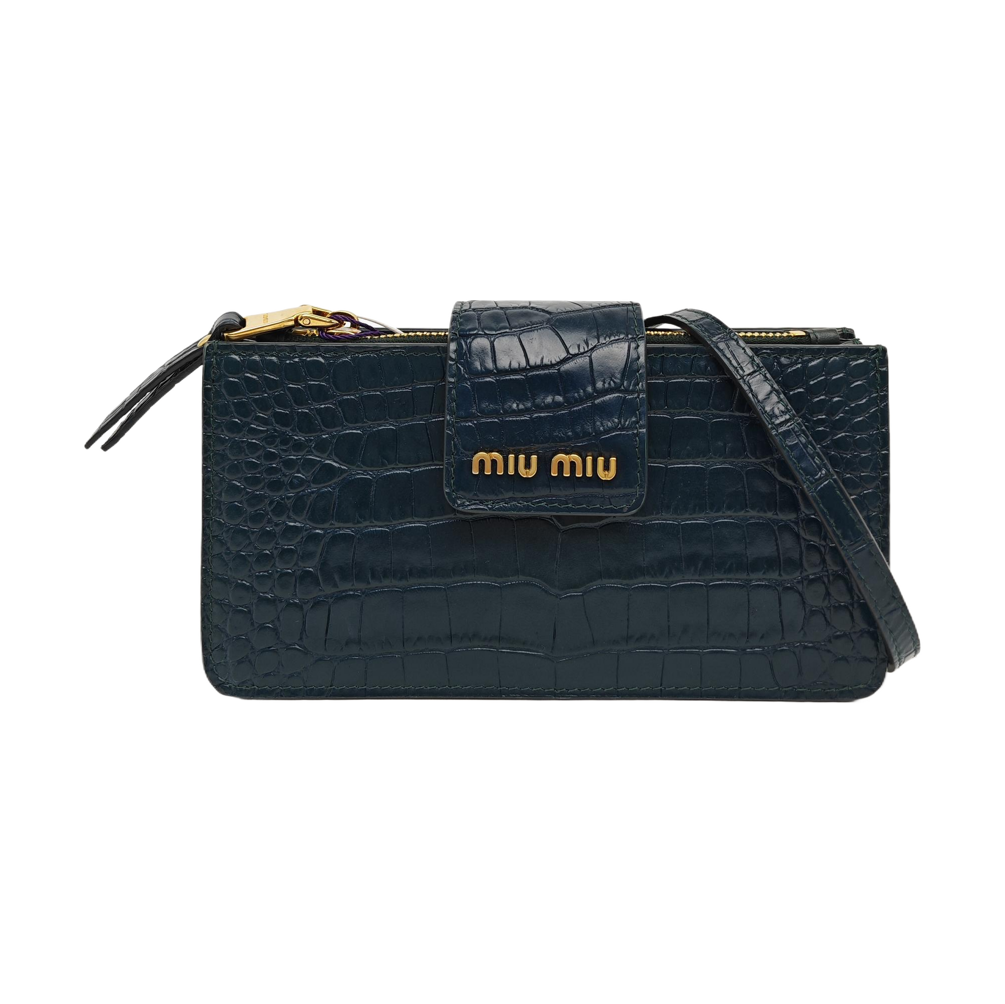 Calfskin Shoulder Bag Green