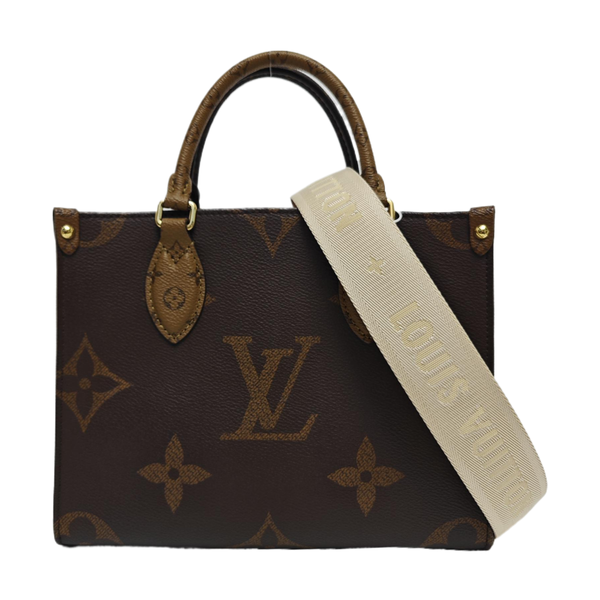 ONTHEGO PM Monogram Coated Canvas Brown