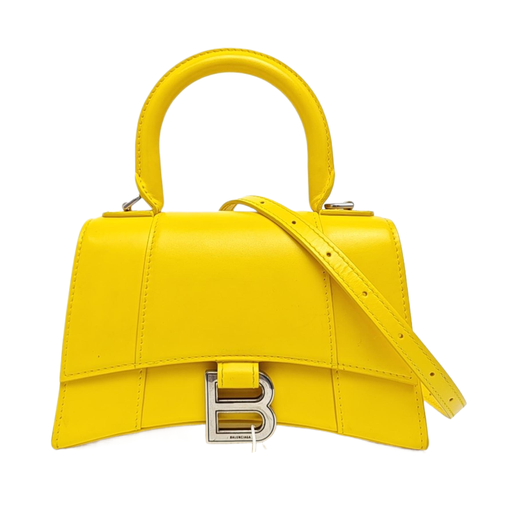 Hourglass XS Calfskin Yellow