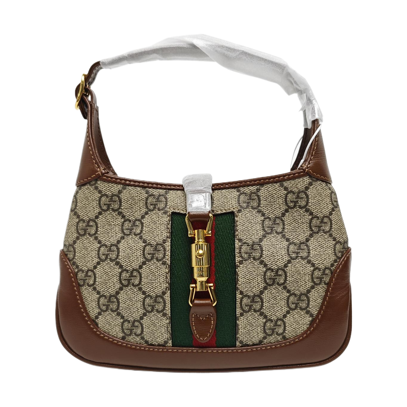 Jackie 1961 Mini Monogram Coated Canvas Beige
