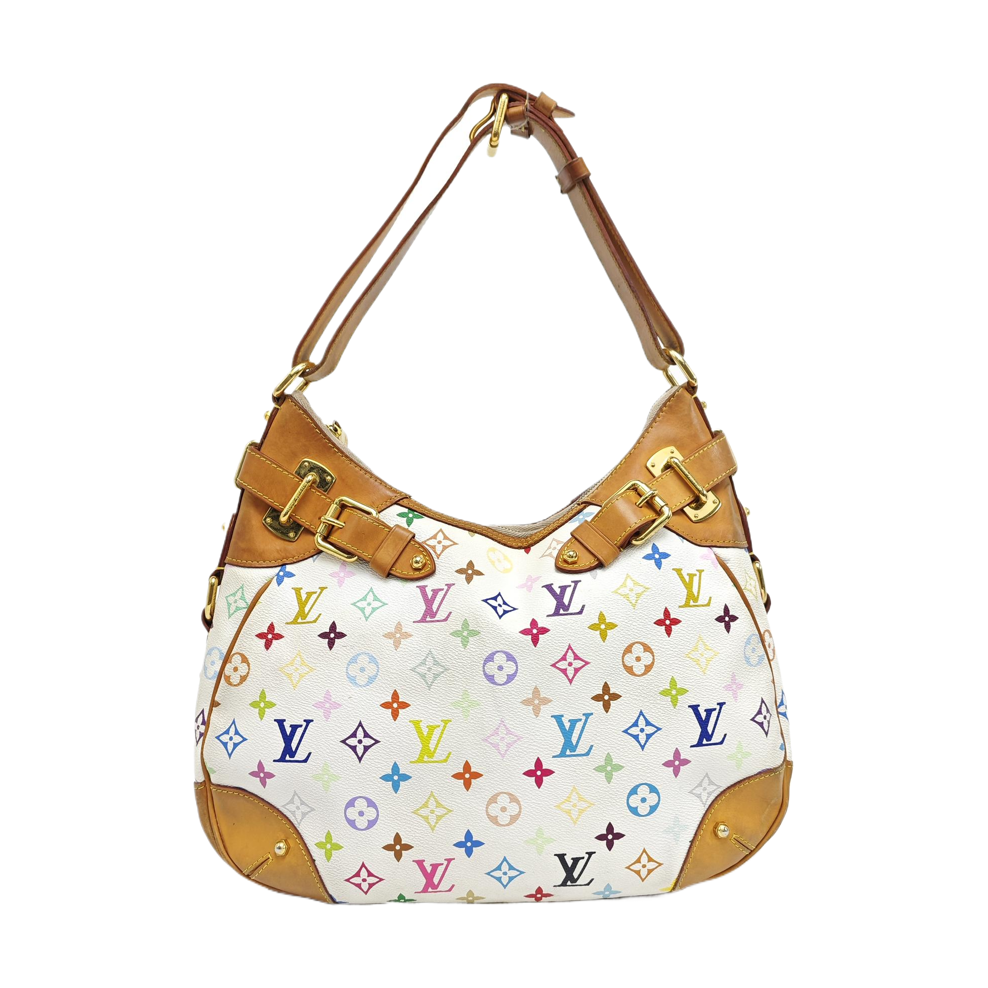 LV × TM GRETA Monogram Coated Canvas White