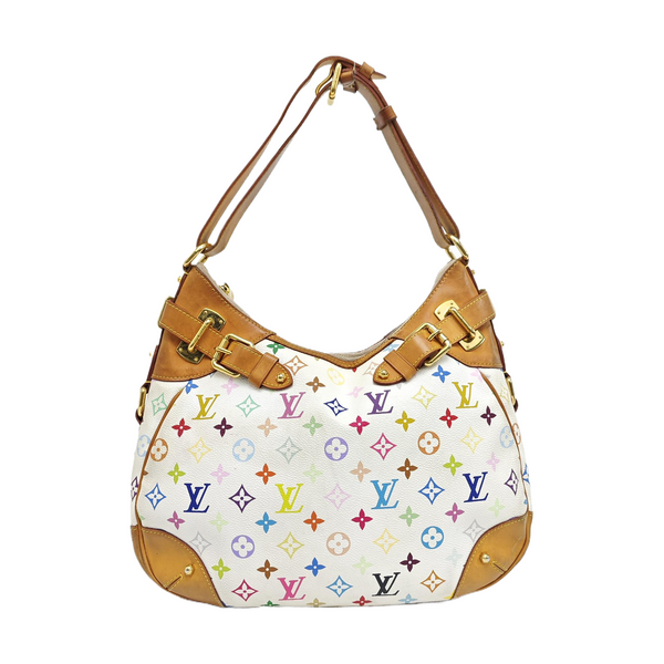 LV × TM GRETA Monogram Coated Canvas White