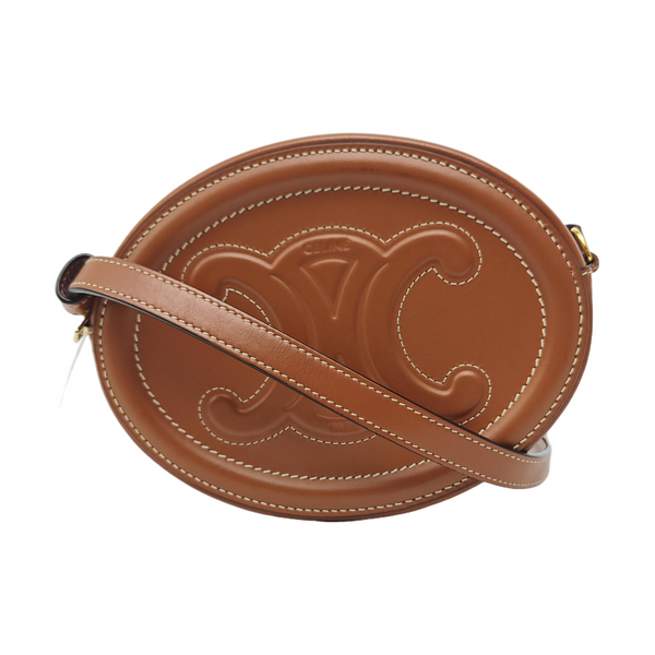 TRIOMPHE Small Calfskin Brown
