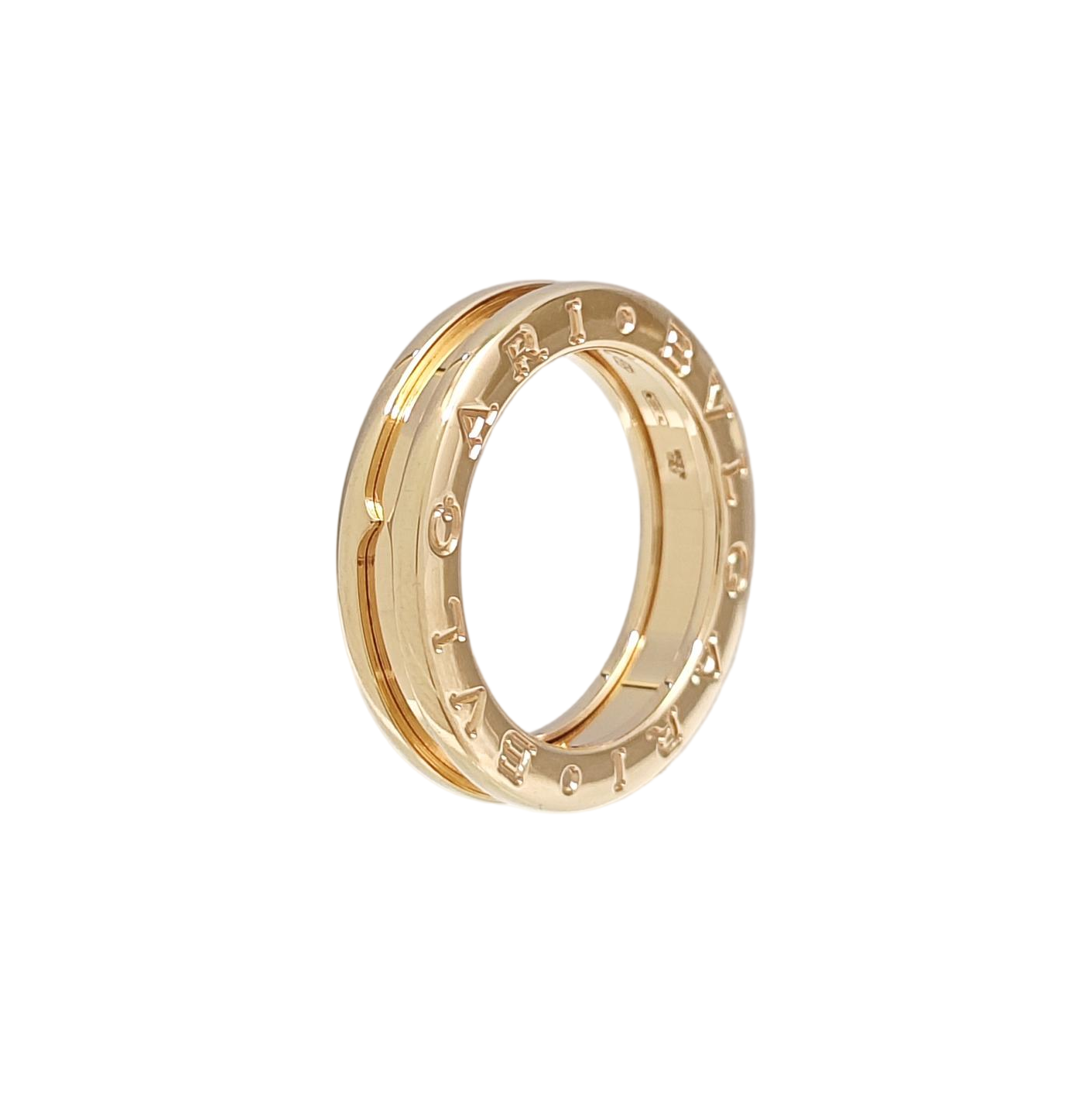 B.ZERO1 18k Rose Gold Ring EU 52