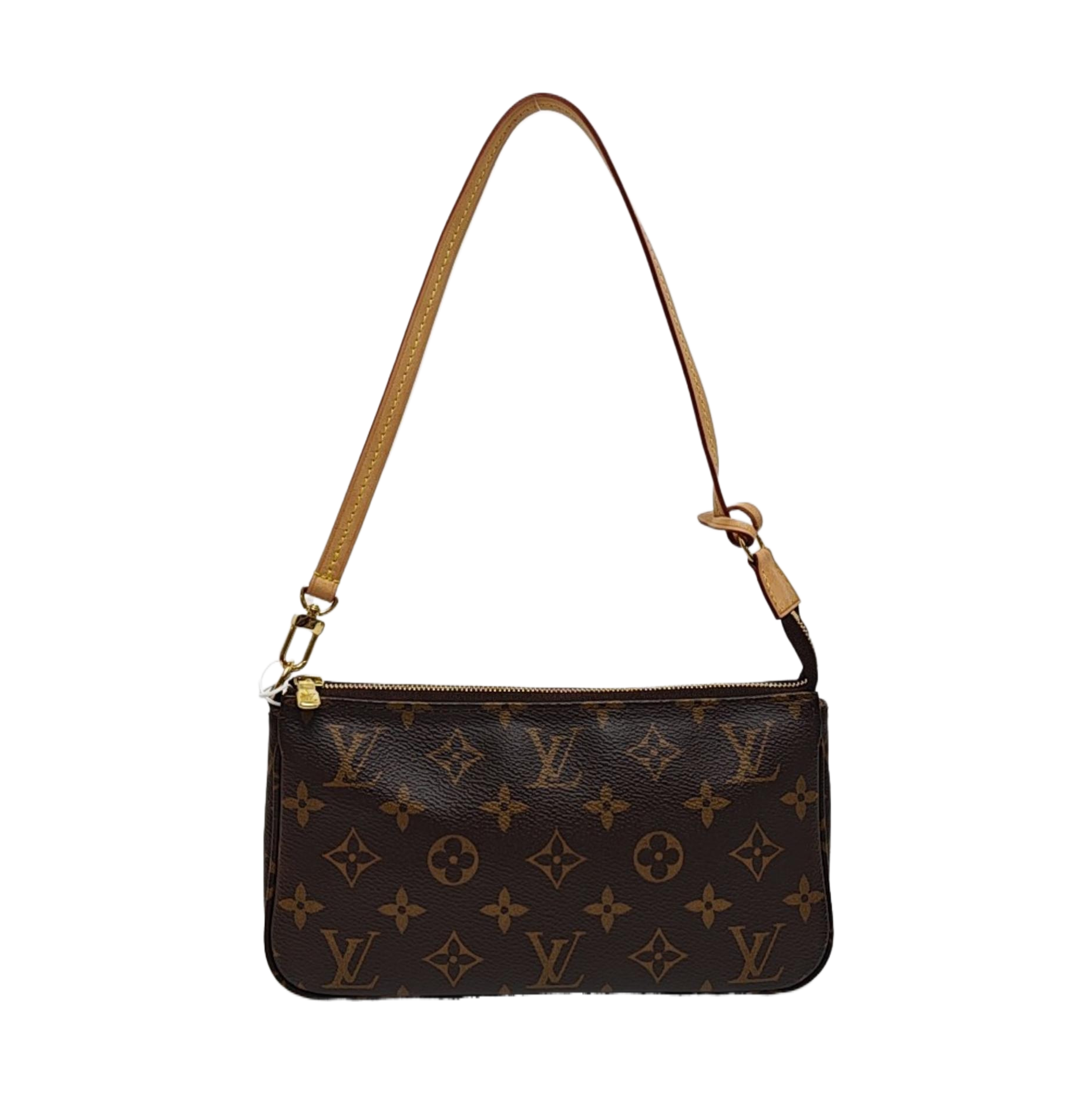 ACCESSOIRES GM Monogram Coated Canvas Brown