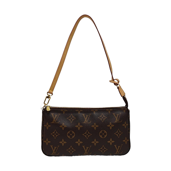 ACCESSOIRES GM Monogram Coated Canvas Brown