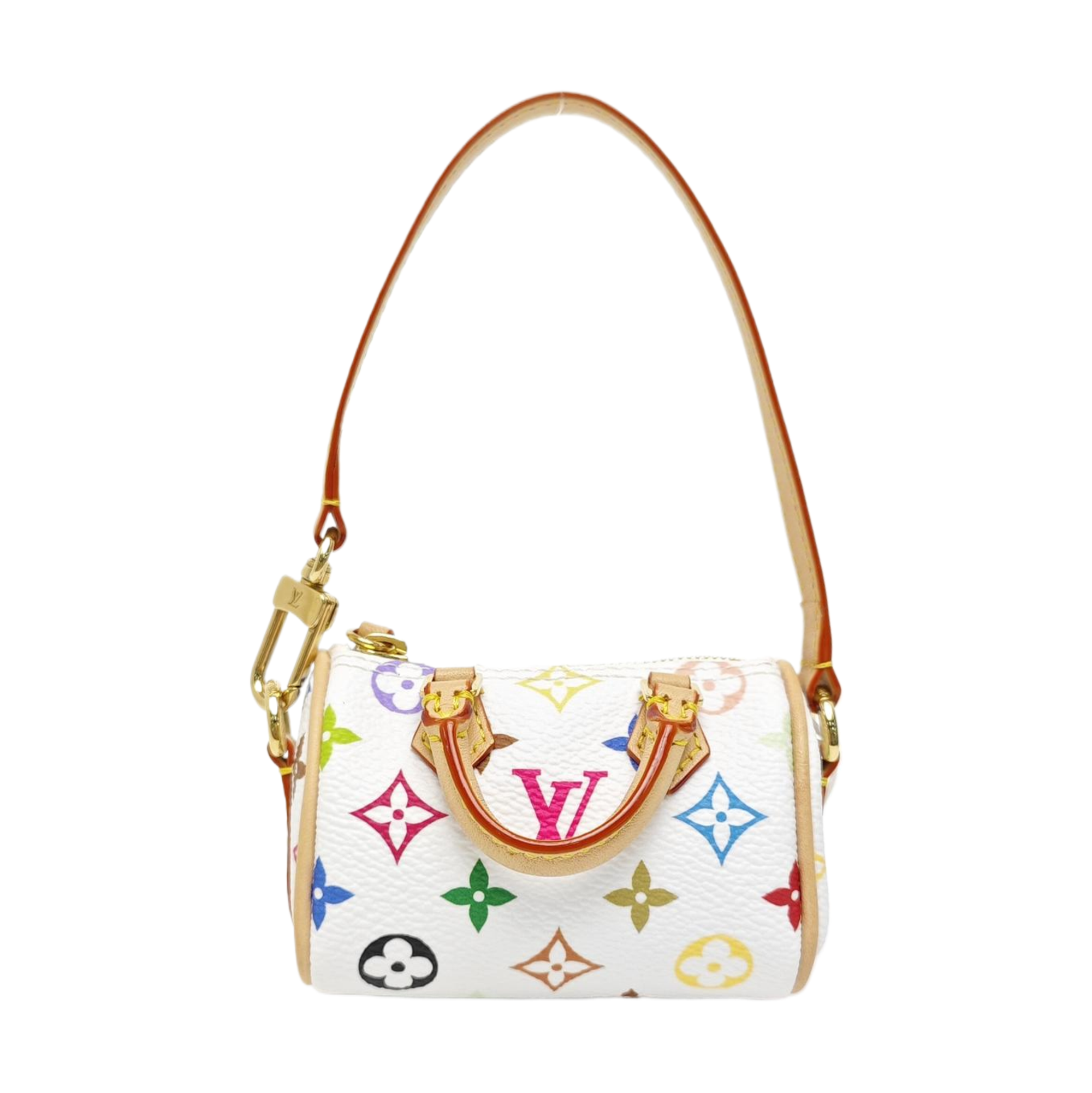 LV × TM SPEEDY Monogram Coated Canvas White
