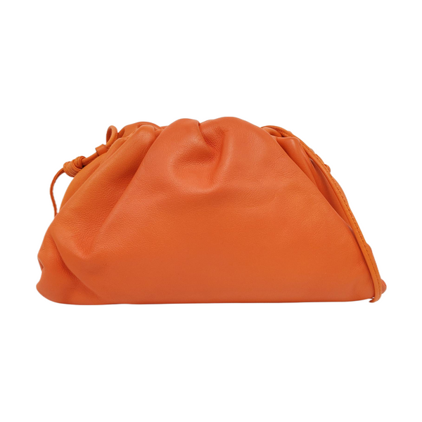 Authenticated pre-owned  The Pouch Mini Calfskin Orange - Crossbody Bag at Looply