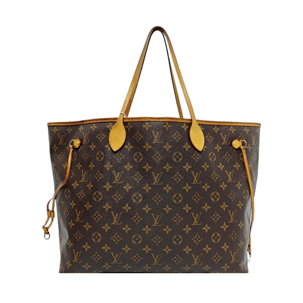NEVERFULL GM Monogram Coated Canvas Brown