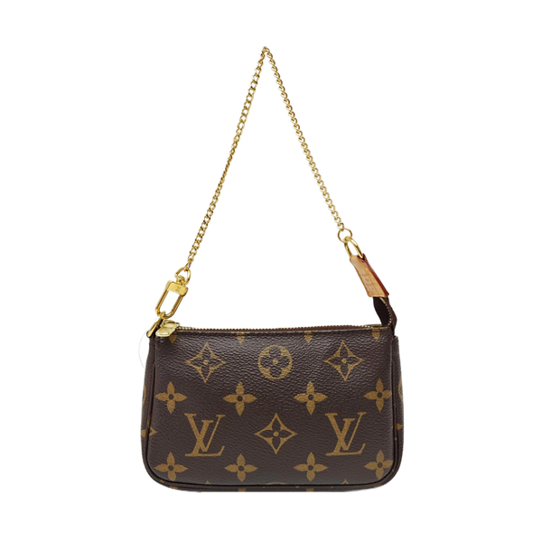 ACCESSOIRES Mini Monogram Coated Canvas Brown