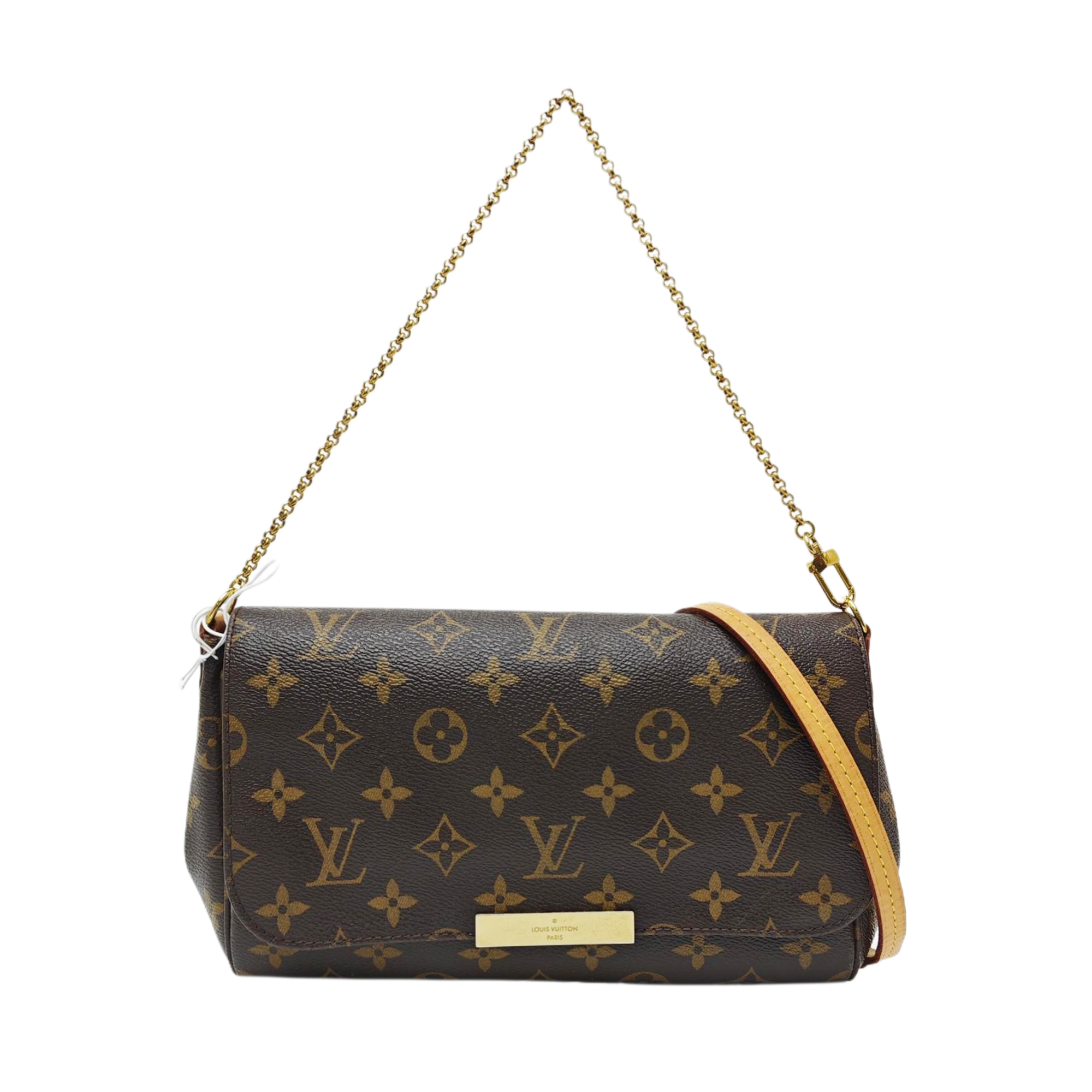 FAVORITE MM Monogram Coated Canvas Brown