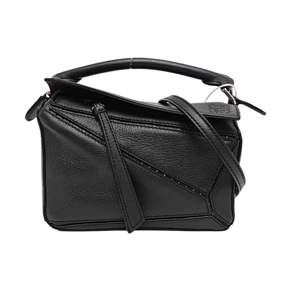 Puzzle Mini Calfskin Black