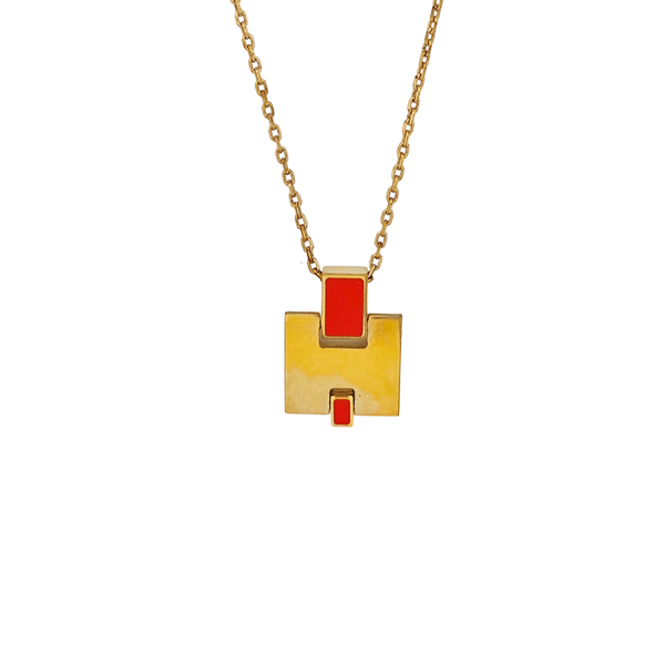 Eileen Metal Gold Necklace