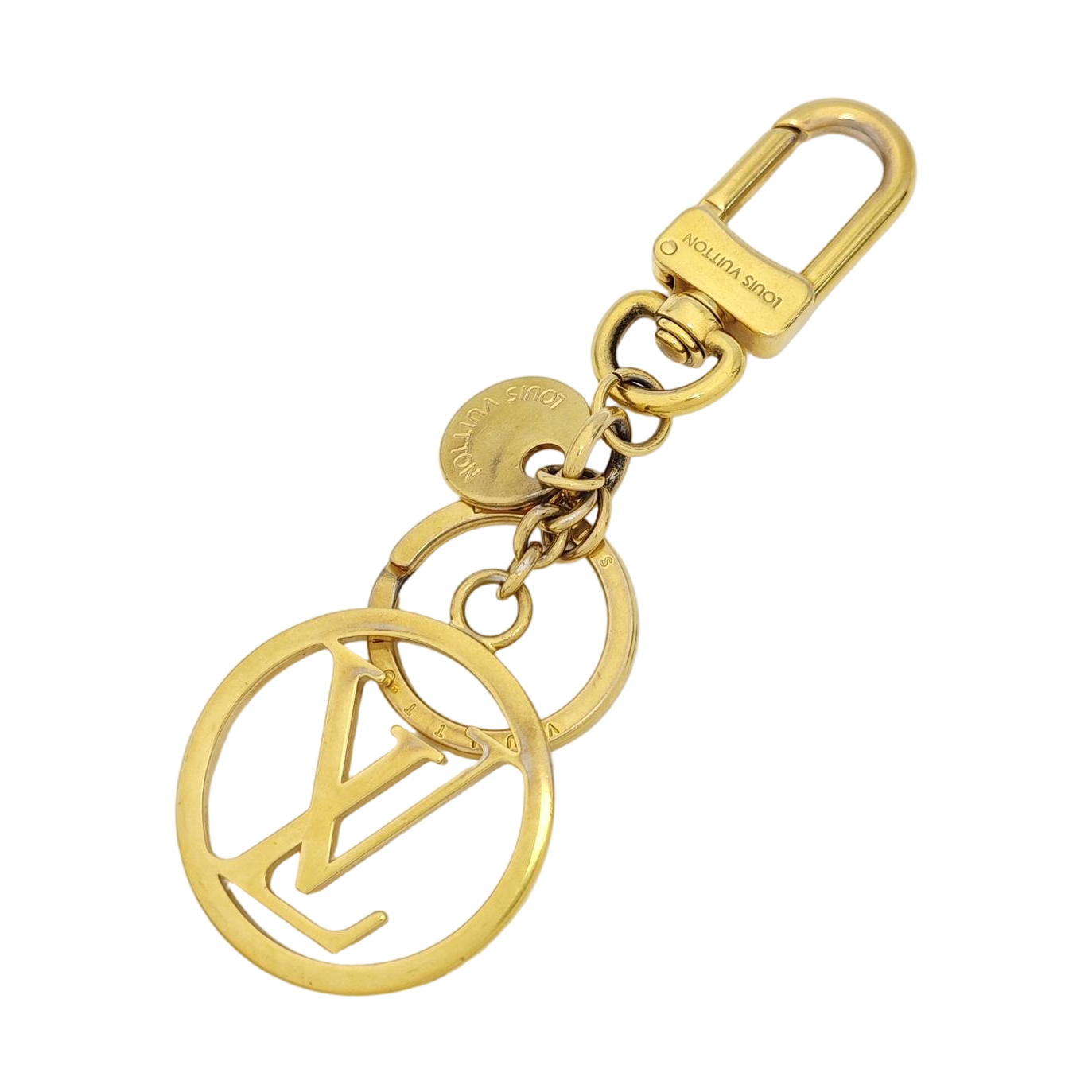 Metal Bag Charm Gold