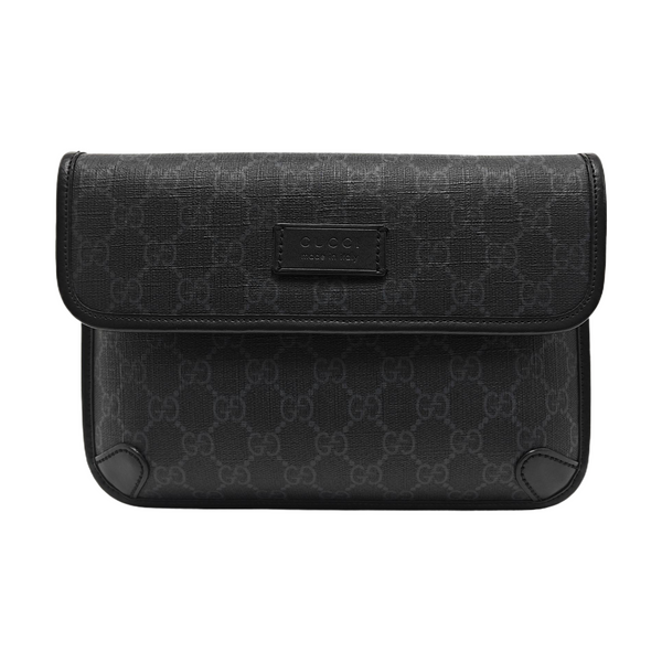 Neo Vintage Monogram Coated Canvas Black