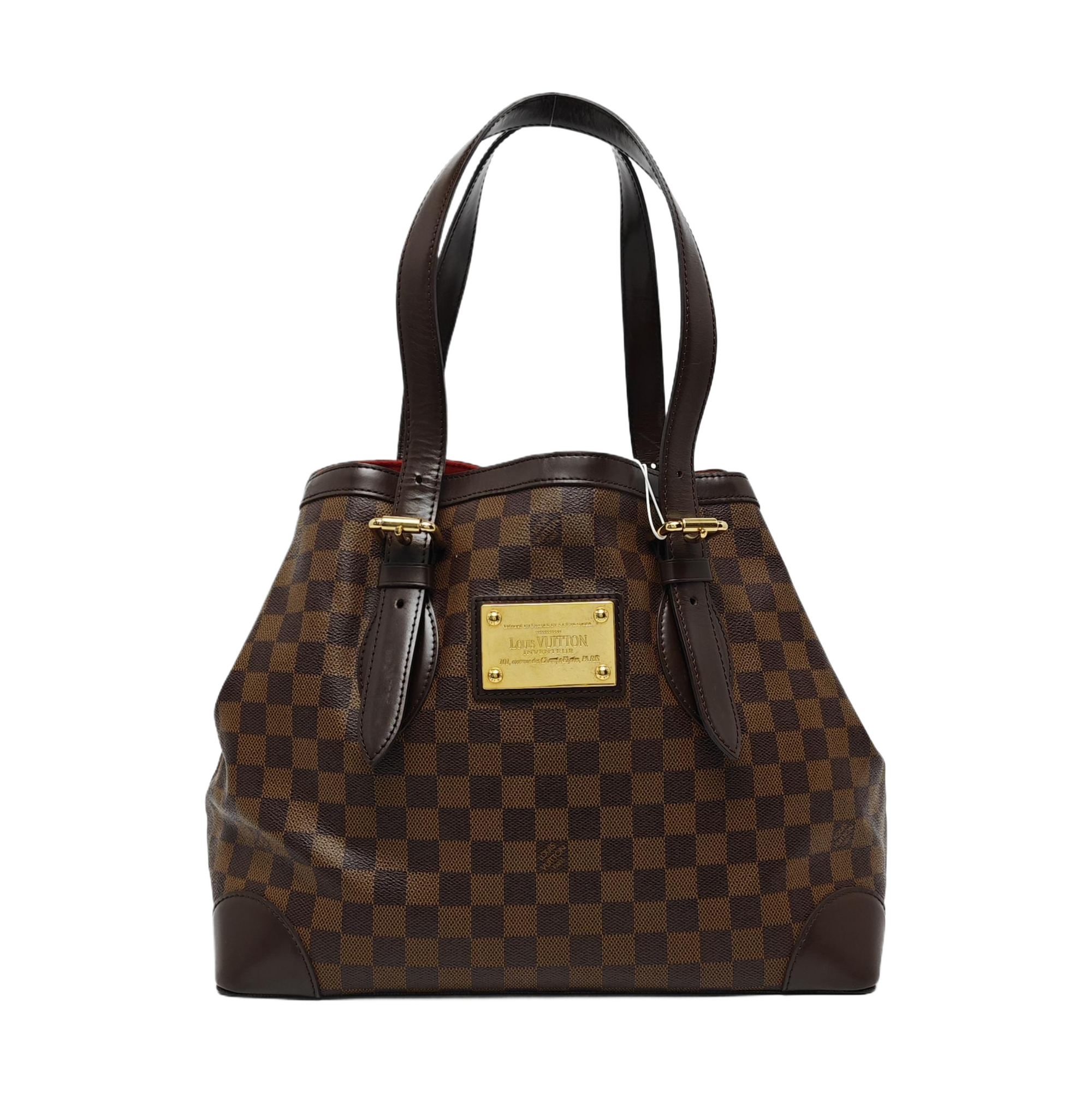 HAMPSTEAD MM Damier Ebene Coated Canvas Brown