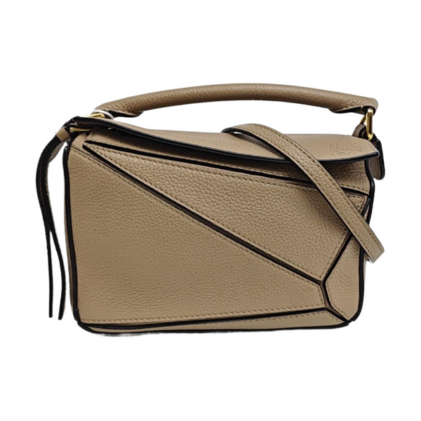 Puzzle Mini Calfskin Gray