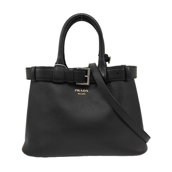 Buckle Small Calfskin Black