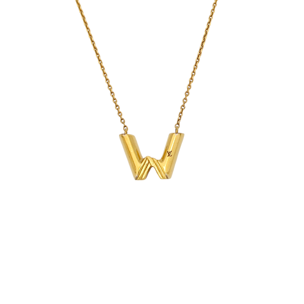 LV & ME Brass Gold Necklace