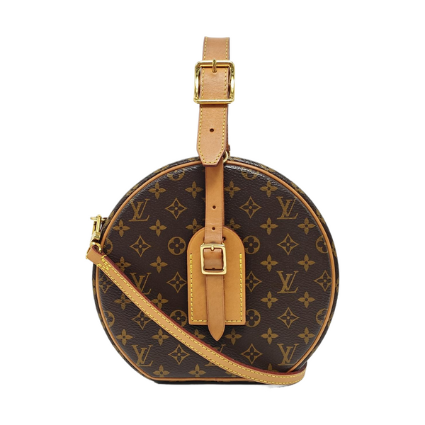 BOITE CHAPEAU PM Monogram Coated Canvas Brown