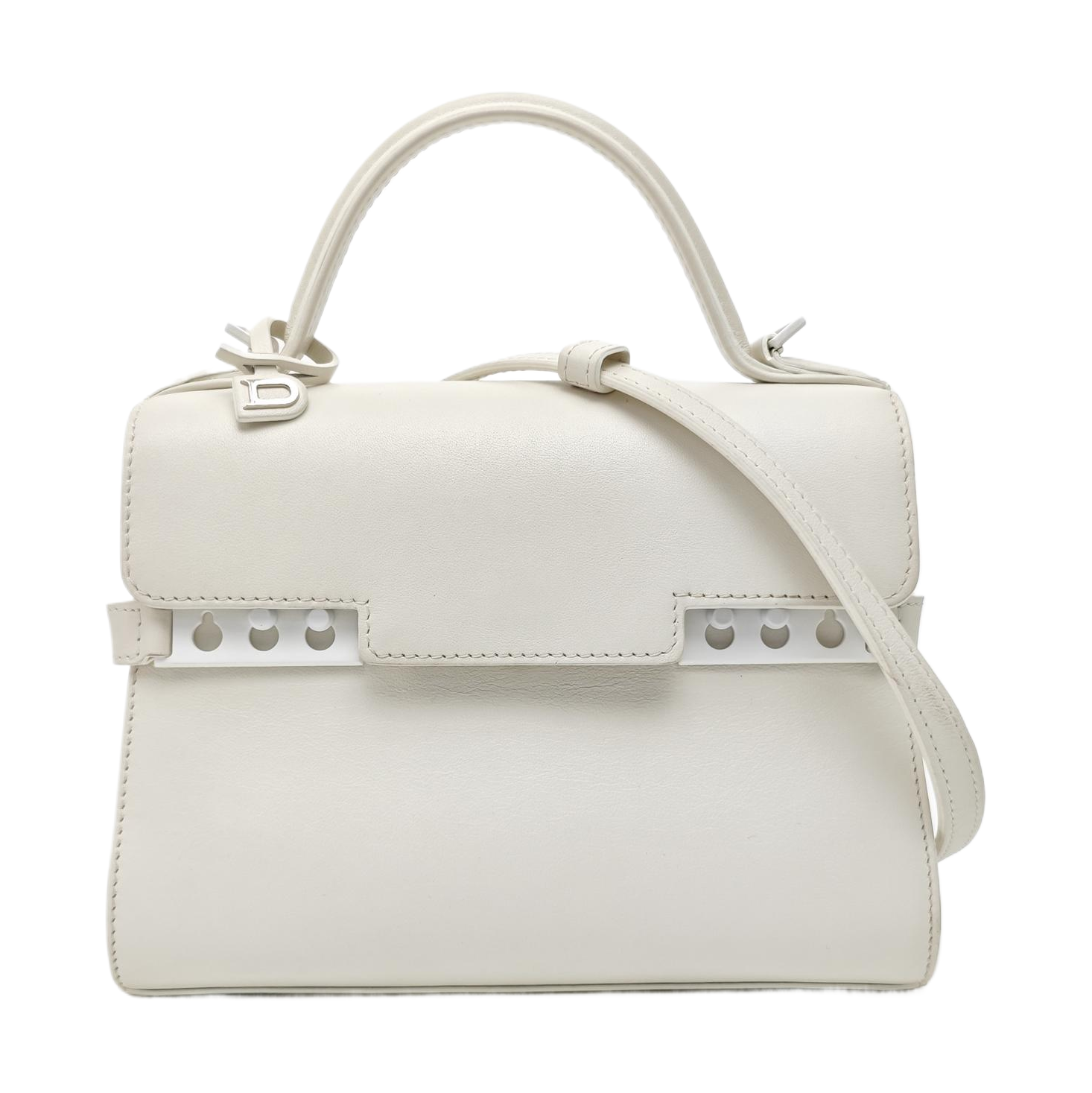Tempête Small Calfskin White
