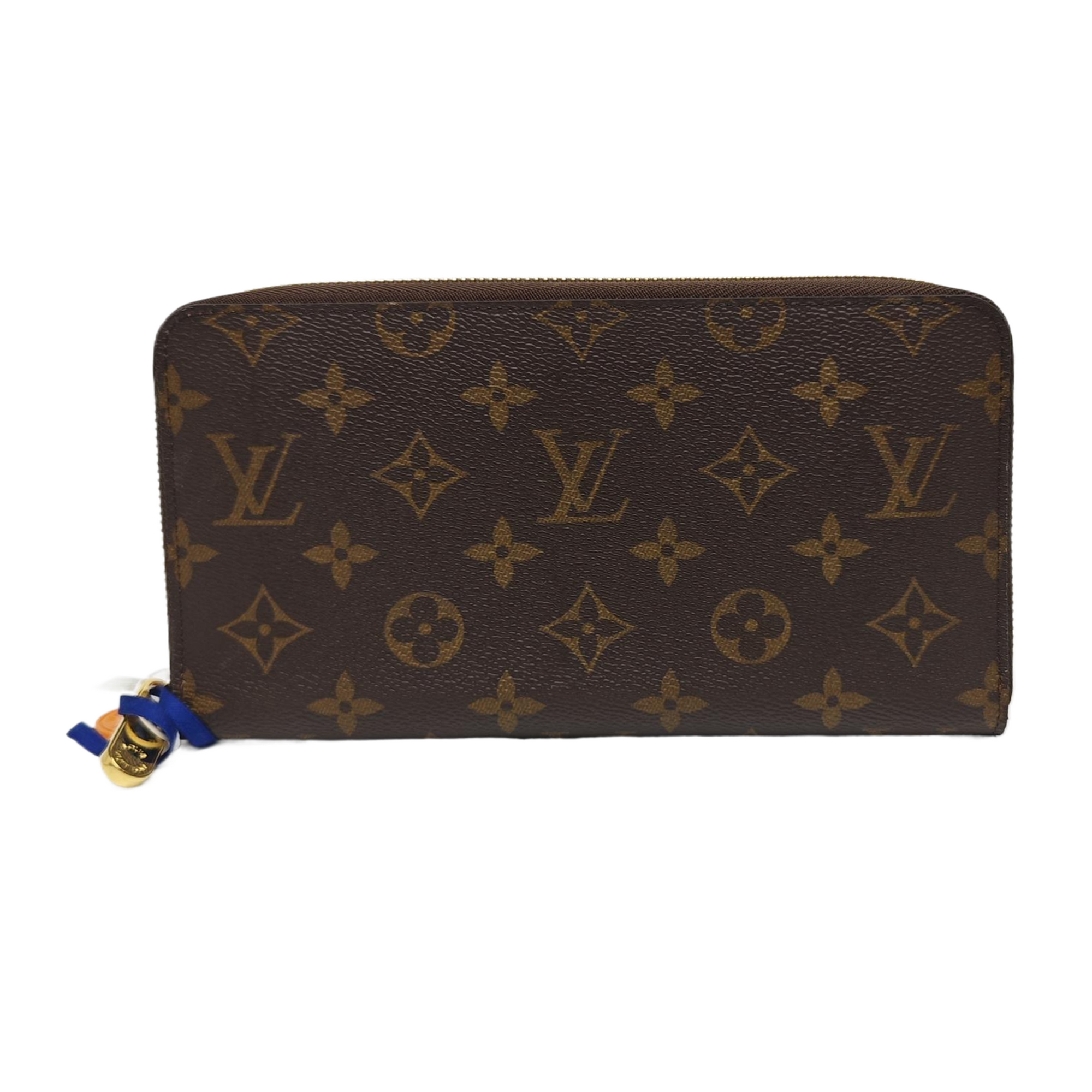 ZIPPY Monogram Coated Canvas Brown Wallet
