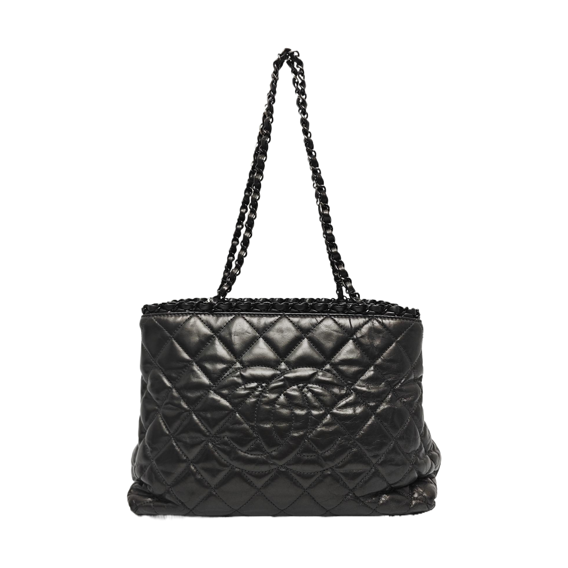 Quilted Calfskin Gray