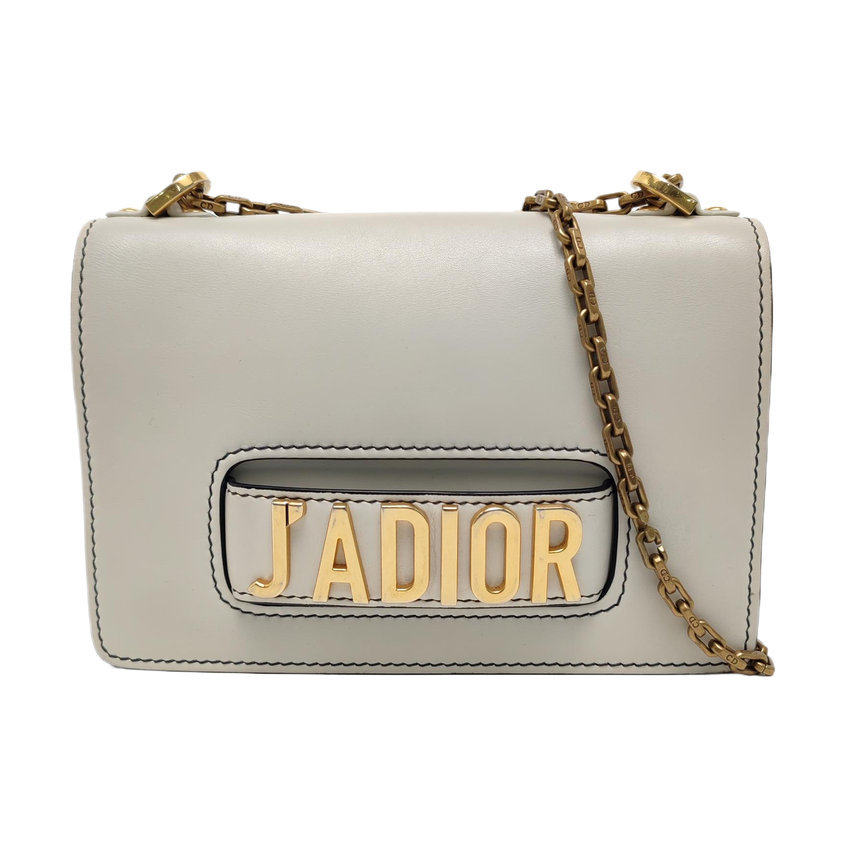 J'adior Calfskin White