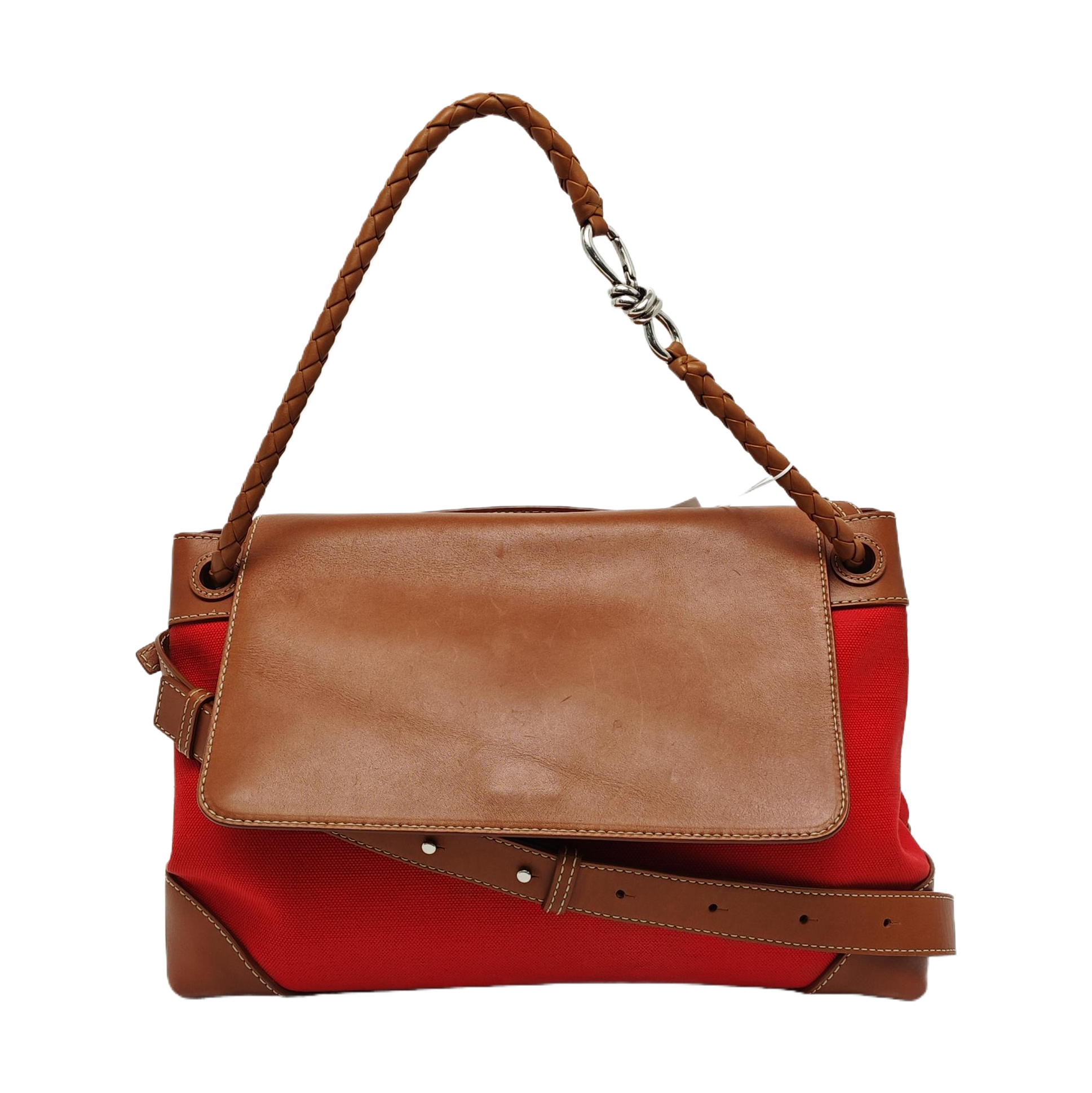 Canvas Shoulder Bag Red