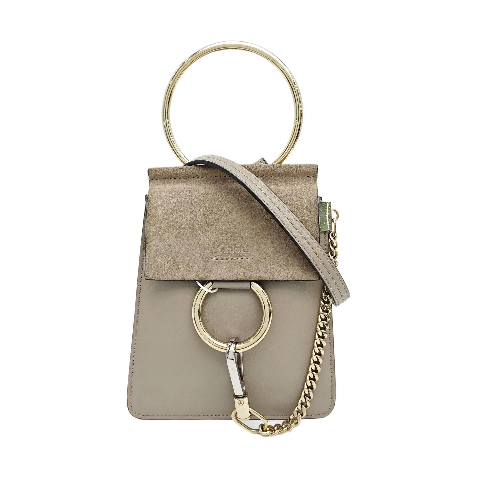 Faye Small Calfskin Gray
