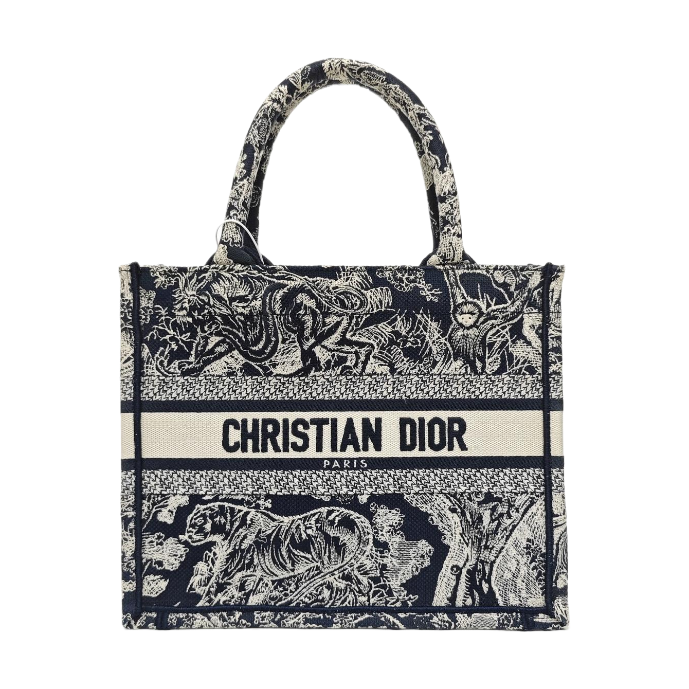 Book Tote Small Canvas Blue