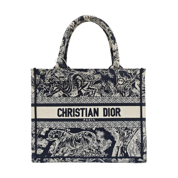 Book Tote Small Canvas Blue